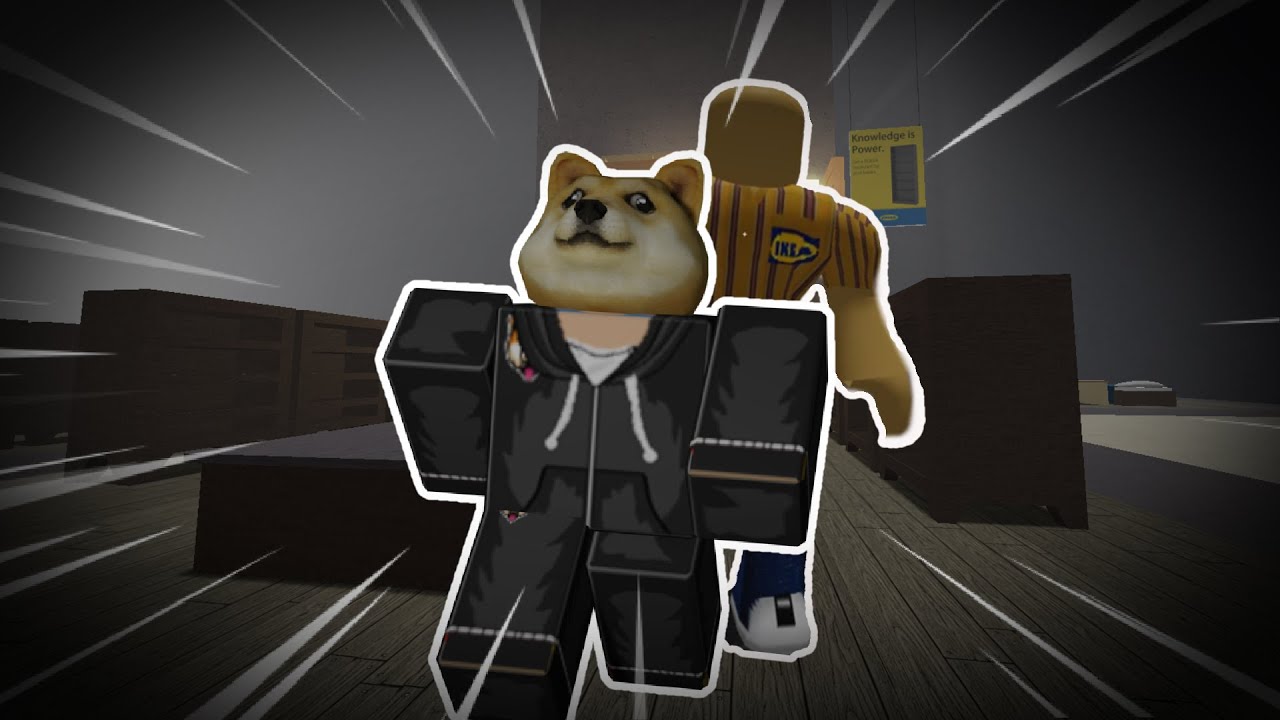 It S Right Behind Me Scp 3008 Roblox Youtube