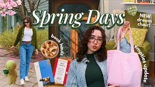 spring days vlog 🌥 life updates, book shopping, & project pan empties