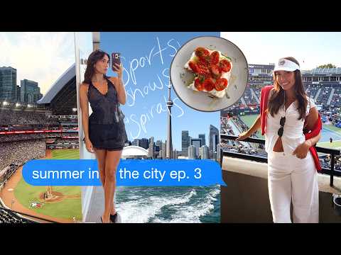 summer in the city (ep 3!) 🎾 body image struggles, all the sports & olivia dean!!!
