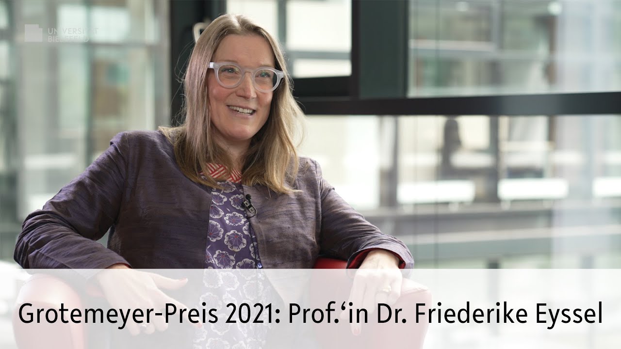  New Update  Karl Peter Grotemeyer-Preis 2021: Prof.in Dr. Friederike Eyssel - Universität Bielefeld