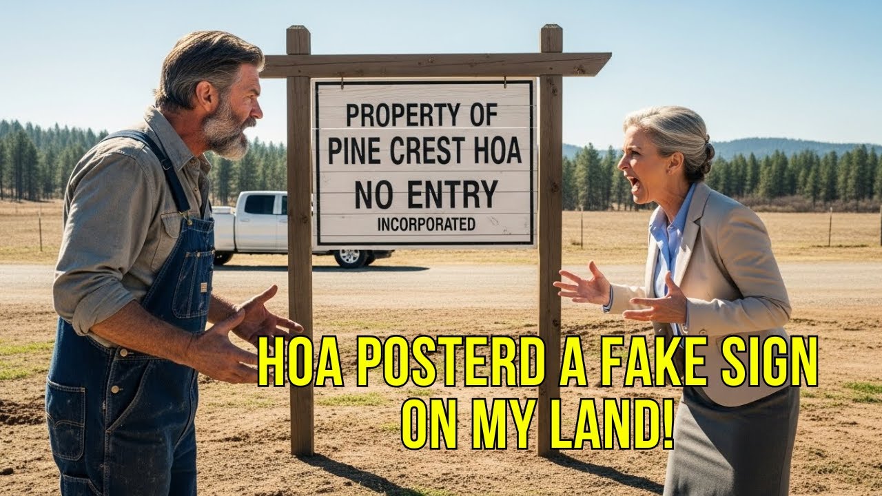 HOA Karen Posted a Fake Sign on My Land, Called the Cops—Now She’s Facing 17 Criminal Charges!