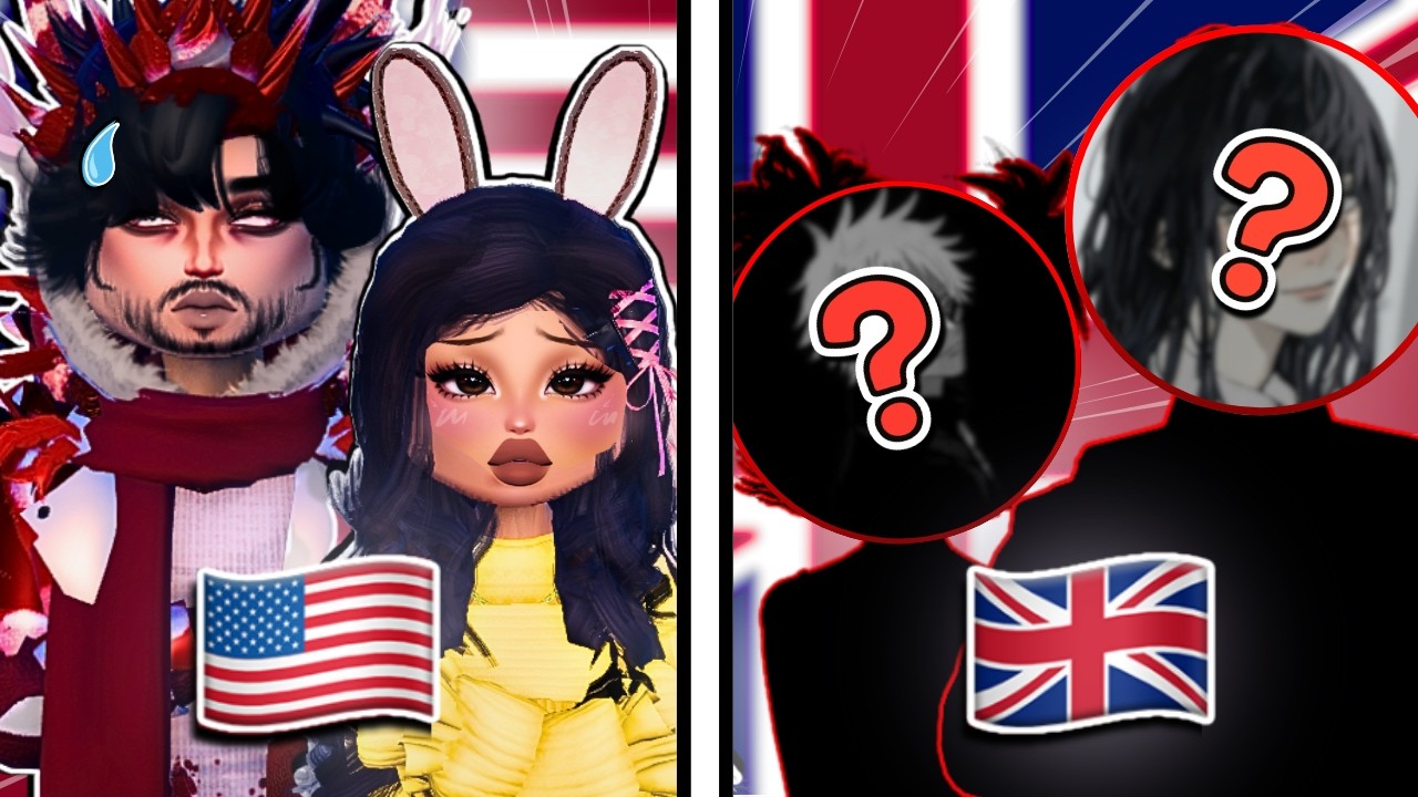 AMERICAN vs BRITISH DUO BATTLE 😭 on Dress to Impress | ROBLOX