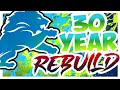 Lions 30 Year Rebuild - Rebuilding The Detroit Lions - Madden 20 Realistic Rebuild