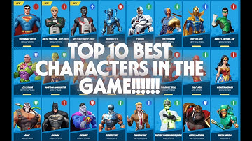 DC Worlds Collide - TOP 10 BEST CHARACTERS IN THE GAME!!!