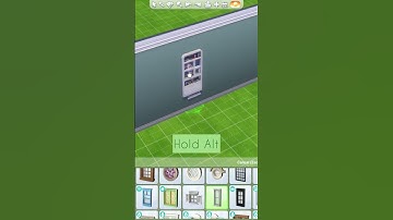 Add cabinets and bookshelves to your walls! | #sims4 | #sims #tips #tricks #cheat #design #shorts