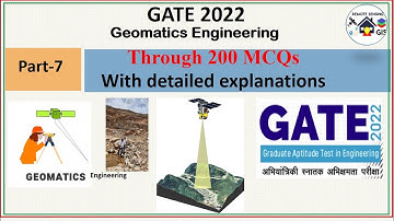 Geomatics Engineering (GE) Through 200 MCQs With detailed explanations || GATE 2022 || Part -7