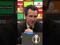 Unai Emery's Europa League Final Outlook 👀