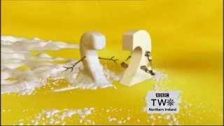 BBC TWO NI - Christmas 'Snowman' Symbol - 02/12/15