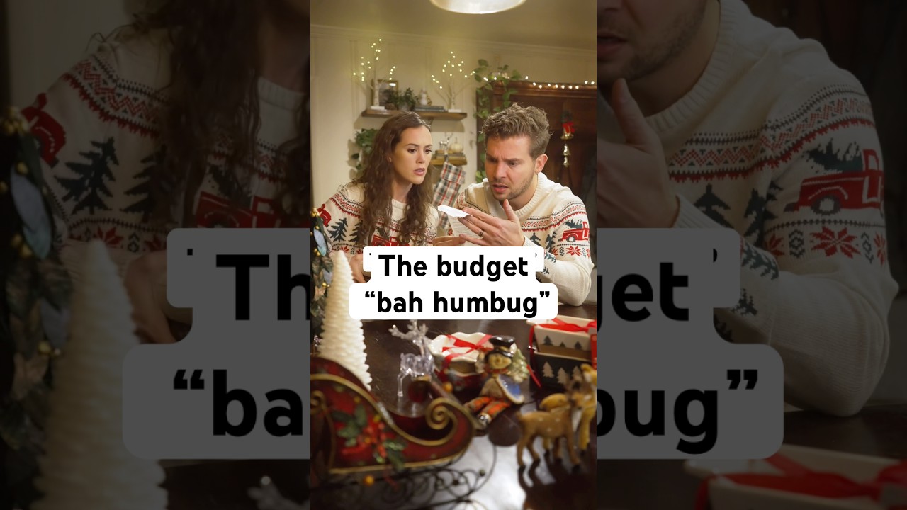 God forbid a woman try to be smart in this economy… ￼🙄🤭 #comedy #christmas #budget #marriage