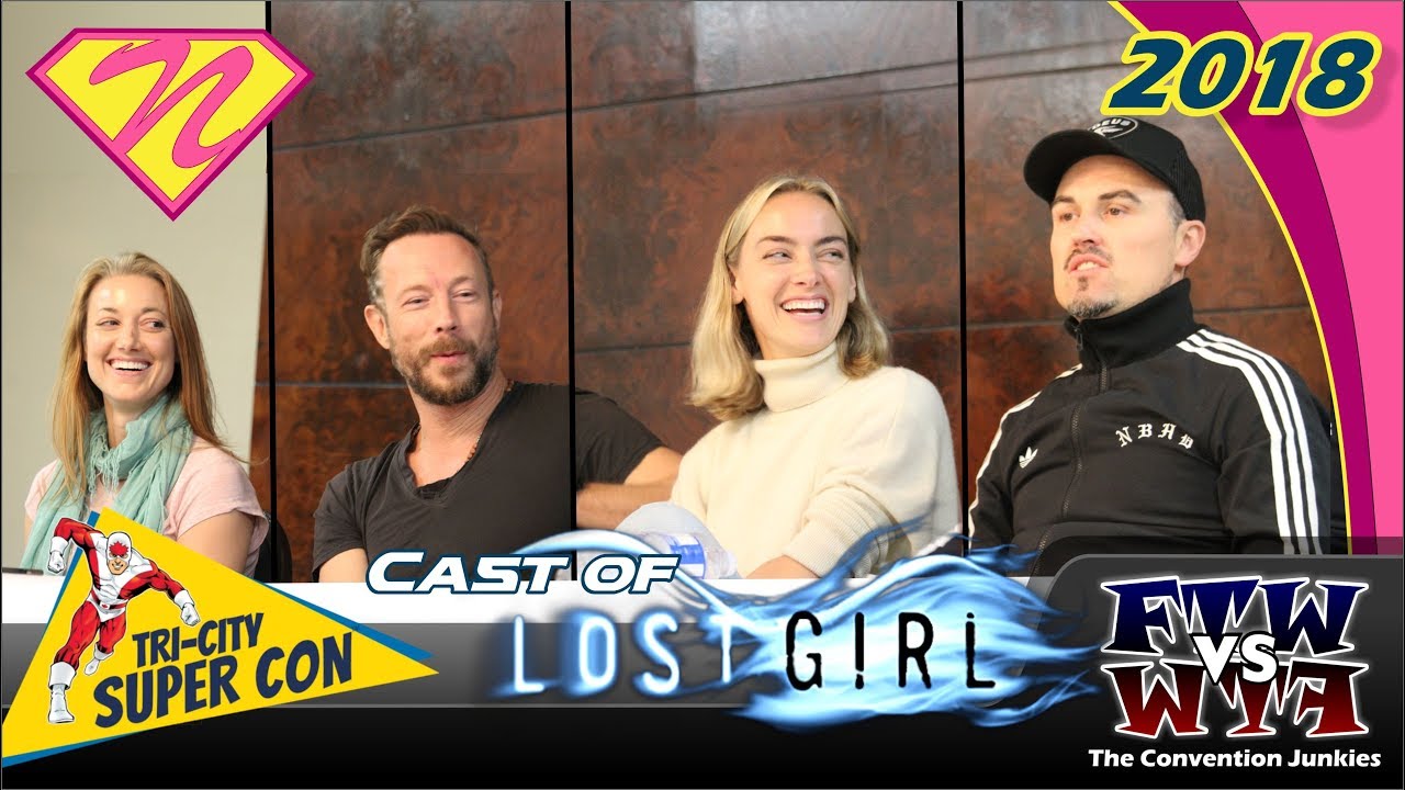 Lost Girl's Zoie Palmer, Kris Holden-Ried, Rachel Skarsten & Paul Amos - Tri-City Super Con 2018