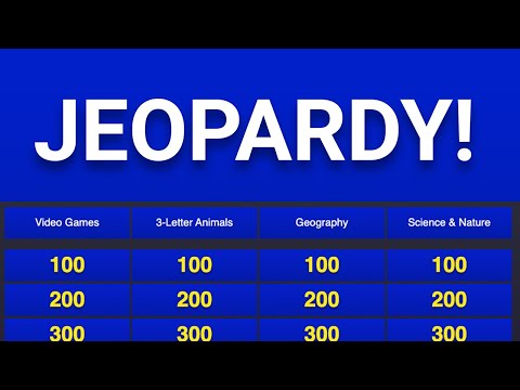 Build a Jeopardy game in JavaScript! (Coding Tutorial)