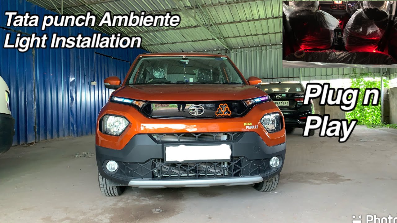 Tata Punch Ambient Light Plug n Play Only 350 Rs Installing[ER] YouTube