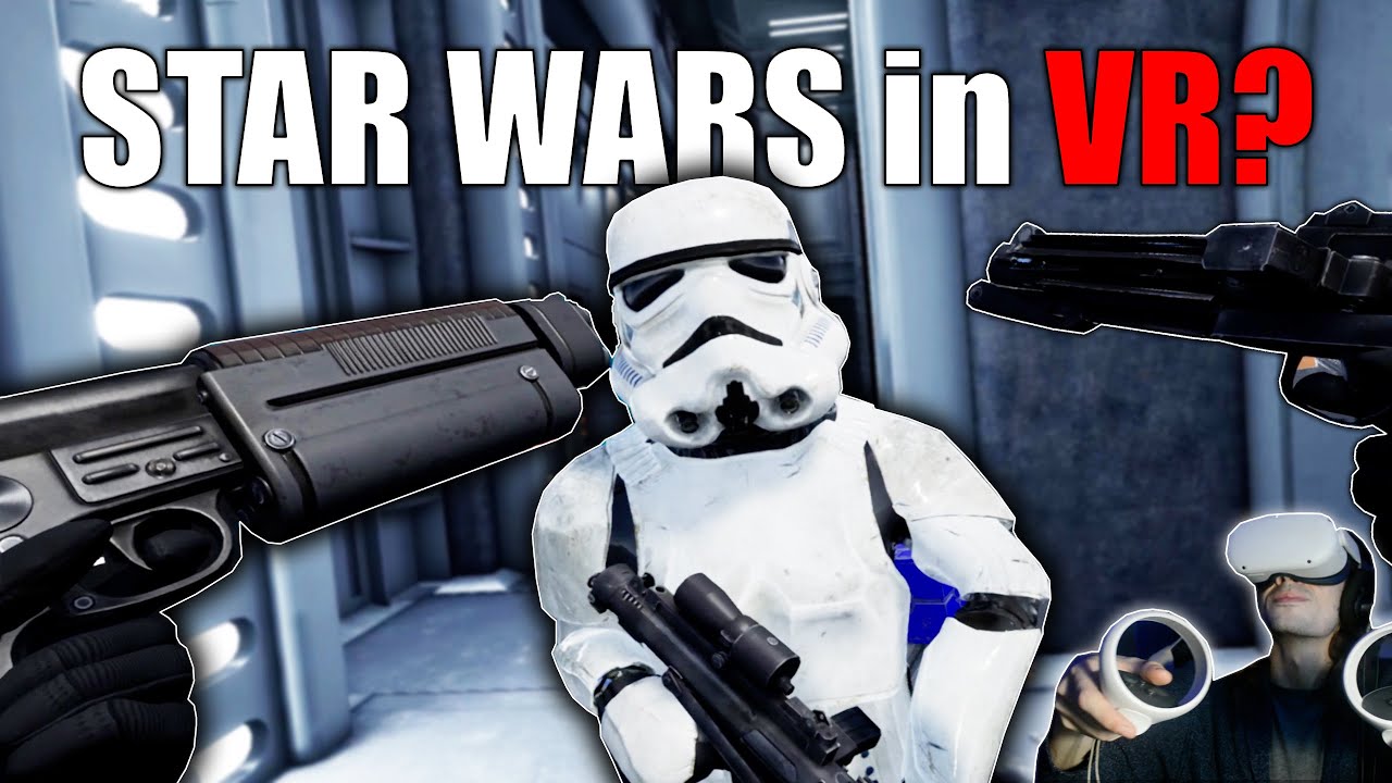 This Fan Made VR STAR WARS Game is AWESOME Dark Forces VR Demo