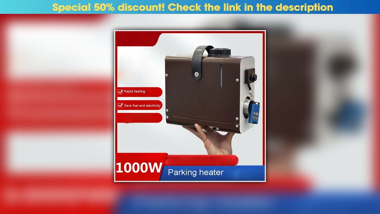 First Look 12v 24v All-in-one Machine 1000W Small Mini Truck Parking Heater Diesel Heater Electric•