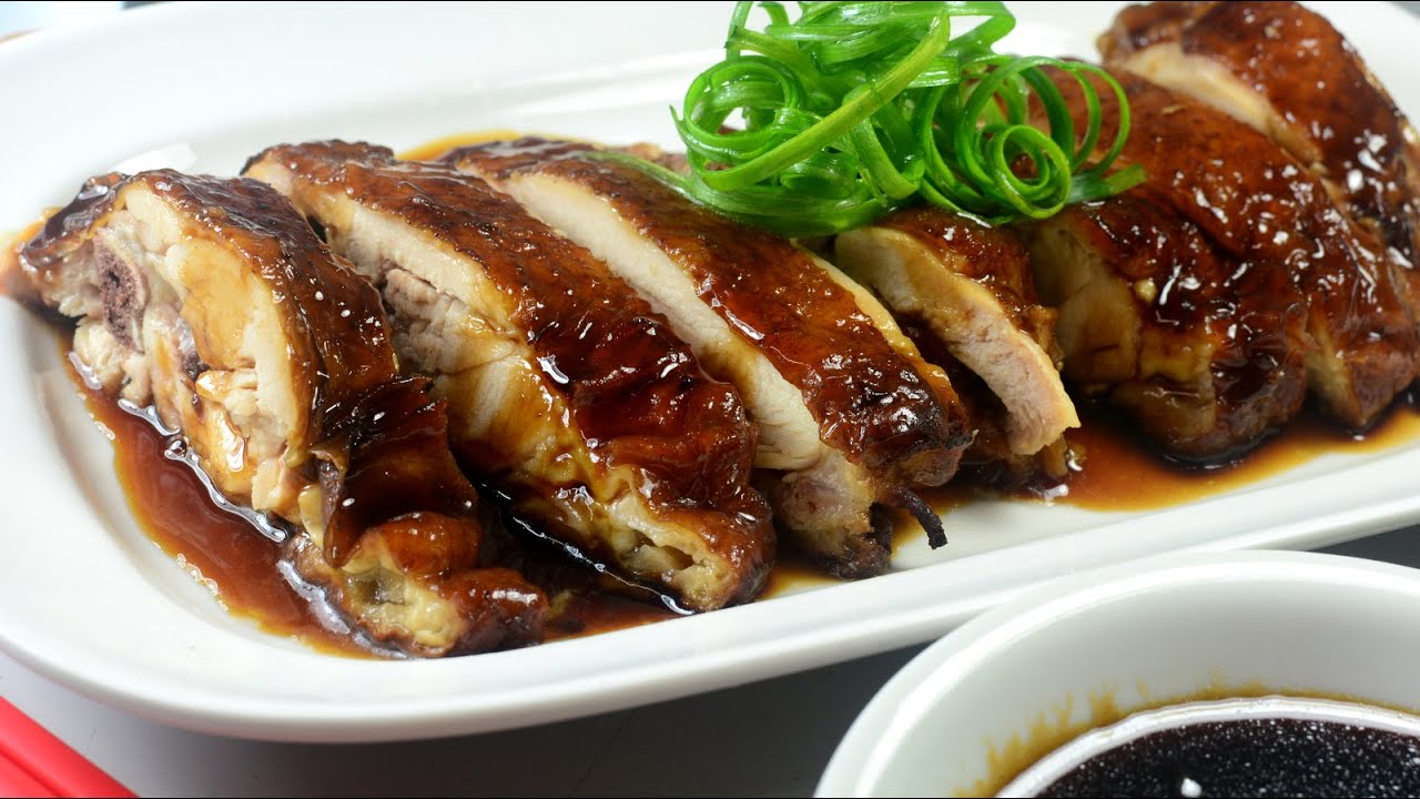 Soy Sauce Chicken Quarters with Dipping Sauce YouTube