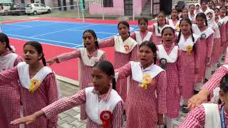 Pledge on Nasha mukt abhiyan taken by GHS BANI