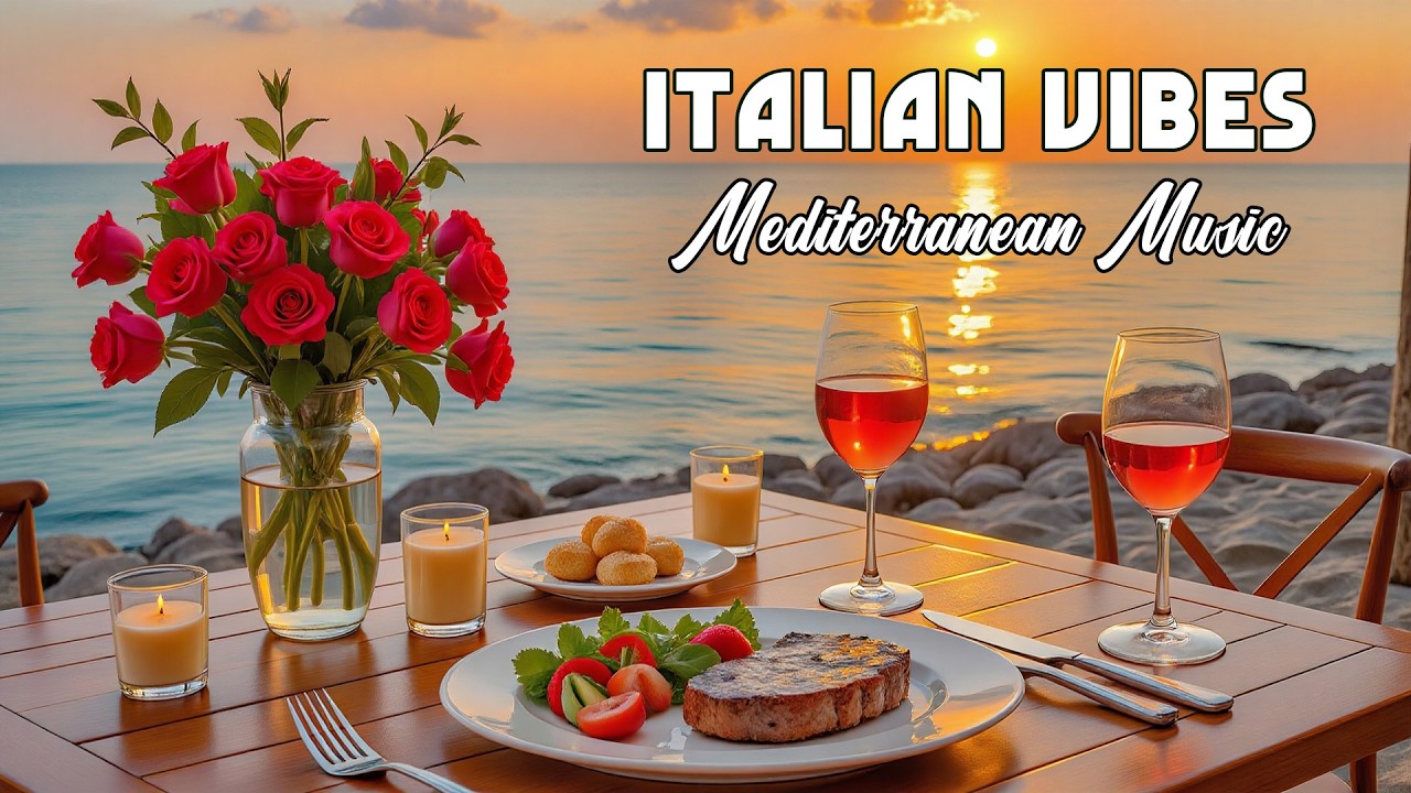The Best 🇮🇹 Italian Music🎶 Italian Vibes 🎶 1+ Hour Scenic Amalfi Coast & Lake Como Relaxation 4K