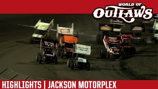 World of Outlaws Craftsman Sprint Cars Jackson Motorplex Highlights