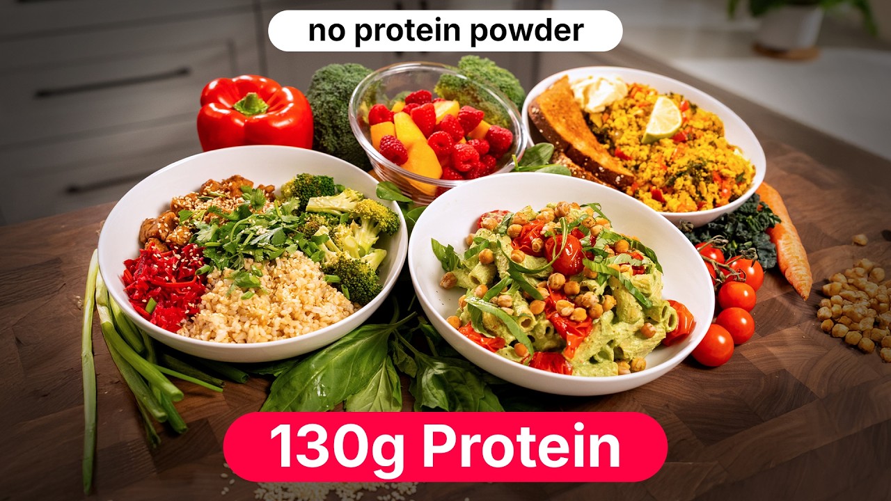 Веганский план питания для наращивания мышечной массы и долголетия (с высоким содержанием белка)