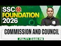 SSC GK GS Classes 2026 | Commission and Council | Indian Polity | SSC Polity Classes by Aditya Sir