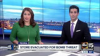 Nothing suspicious found at Peoria Walmart after bomb threat called in