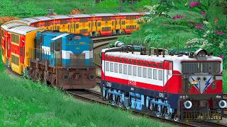 WDM3D to WAG7 TRAIN LOCOMOTIVE CHANGE | BUMPY RAILROAD | Train Simulator | Railworks | NTG GAMING screenshot 5