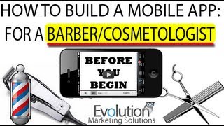 How To Build A Mobile App For Barbers & Cosmetologist! - Intro
