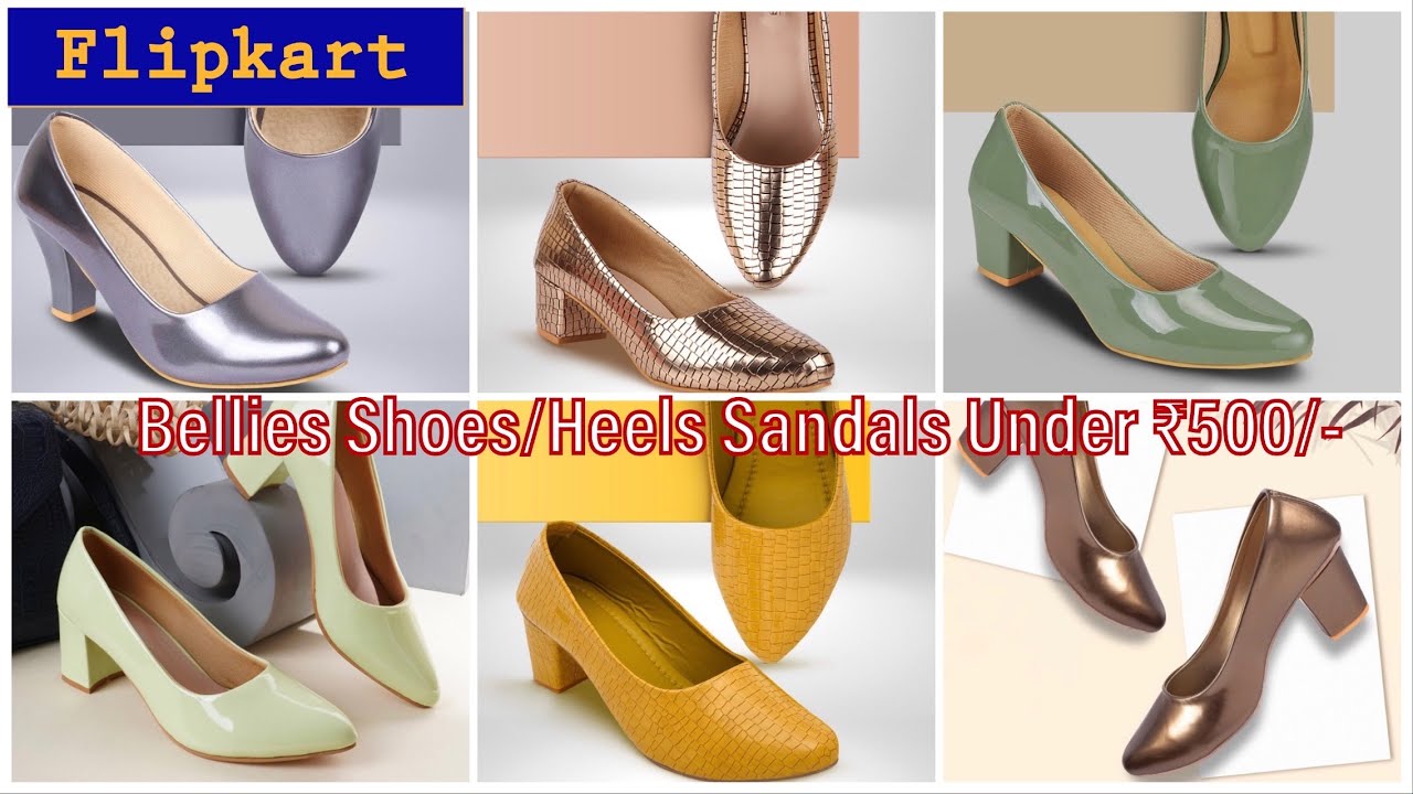 Bellie Shoes And Sandals Collection Heels Sandals Under ₹500/ YouTube