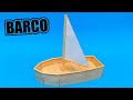 BARCO hecho con palitos de helado - boat made from ice cream sticks