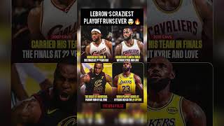 LeBron’s CRAZIEST Playoff Runs Ever 🤯🔥#nbashorts #nba #basketball #sports #usa #shorts #viralvideo
