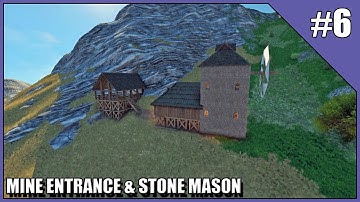 Medieval Engineers S1 E6 - Timelapse Mine Entrance & Stonemason