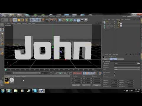 MoText Tutorial (and render settings)