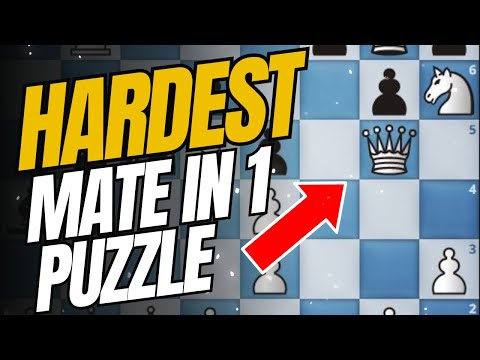 Hardest Mate in 1 Puzzle (Even Grandmasters got tricked)
