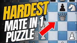 Hardest Mate in 1 Puzzle (Even Grandmasters got tricked) screenshot 5