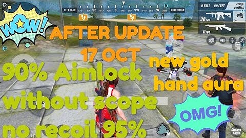 90%aimlock without scope or with scope + 95% no recoil+more