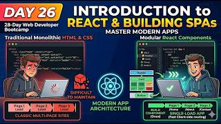 Celebrity Day 26: Introduction to React & Building SPAs | 28-Day Web Developer Bootcamp Wealth