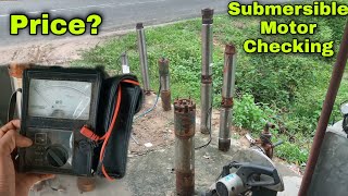 Submersible Motor Checking Metre Megar || Insulation Tester || Submersible Check Mager