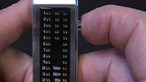 01 THE ONE - IBIZA RIDE - UNIQUE LED WATCH / LEDWATCHSTOP