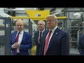 President Trump Tour of Pratt Industries Plant Opening
