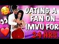 I DATED A FAN ON IMVU FOR 24 HOURS ! 💛