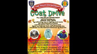 Lodi PD 2020 Winter Coat Drive