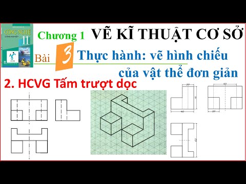 Video TẤM TRƯỢT DỌC- Phân tích, vẽ hình chiếu vuông góc... - youtube