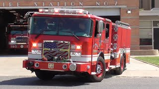 Memphis Fire Dept. *NEW* Engine 7 & *NEW* Truck 13 Responding