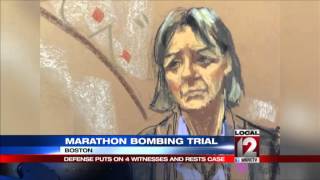 Defense rests in first phase of Boston Marathon bombing trial