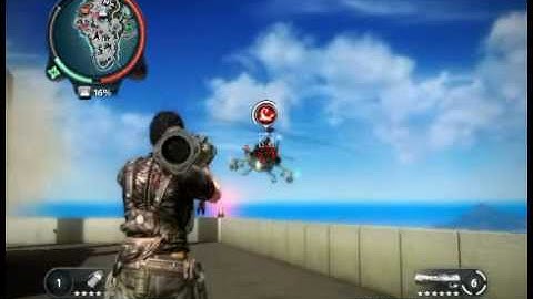 Lock-on rocket try out.