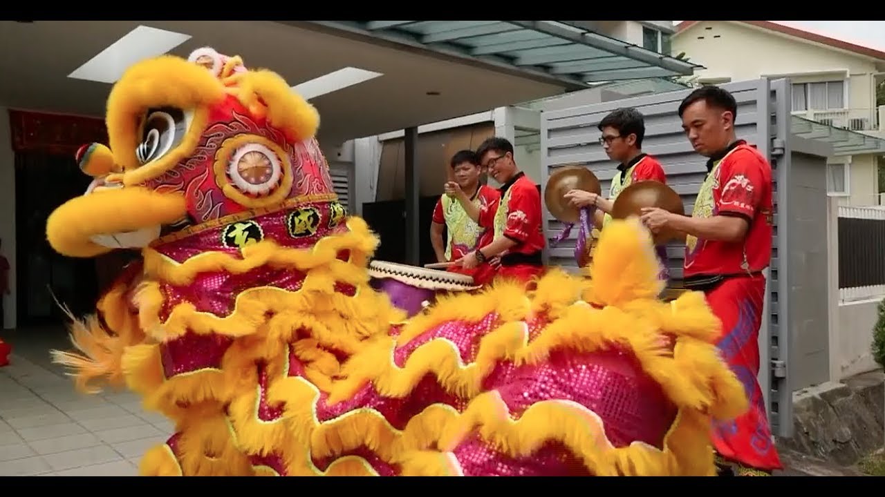 CNY Lion Dance 4-storey house blessing reveal 4D (2018)