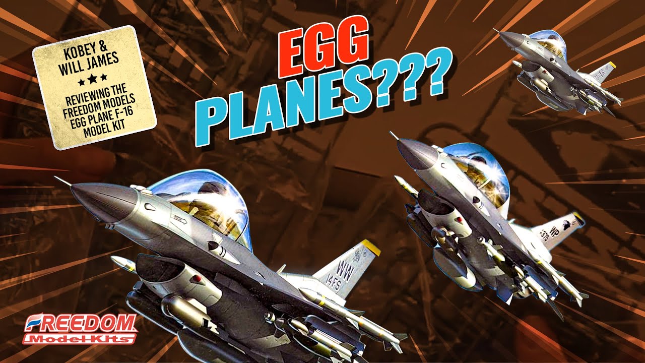 Freedom Models Egg Plane F-16 Model Kit Review | #askhearns