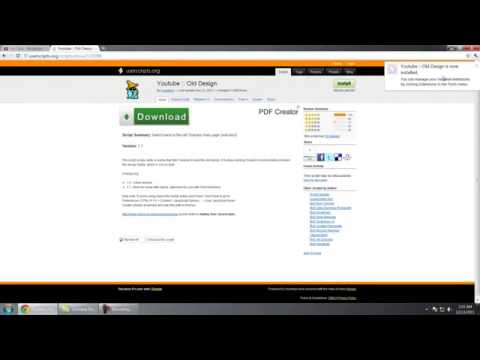 How To Get The Old YouTube Layout Back (Google Chrome Only)372 - YouTube