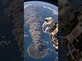 Astronaut views massive volcanic eruption from Earth orbit!