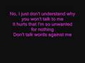 Avril Lavigne - Unwanted lyrics